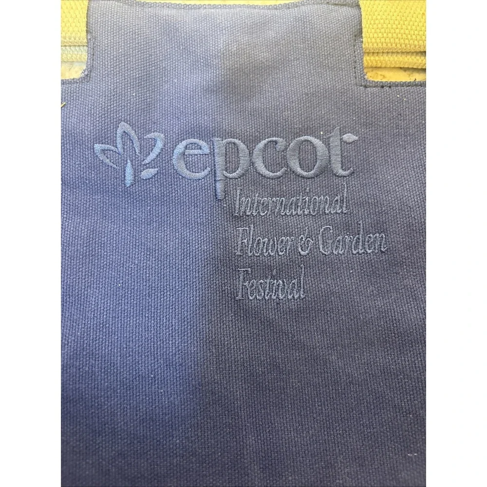 Epcot‎ International Flower & Garden Festival blue tote poppies NWT DAMAGE READ